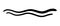 Swoosh and swoops underline typography tail shape. Brush drawn thick curved smear. Hand drawn curly swish, swash