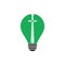 Sword bulb shape concept illustration design