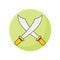 Sword icon vector, sword symbol, sword vector illustration