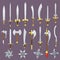 Sword medieval weapon of knight with sharp blade and pirates knife illustration broadsword set isolated on background
