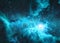 The Sword of Orion nebula at blue light. Science astronomy concept wallpaper