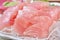 Swordfish sashimi