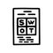 swot analysis line vector doodle simple icon