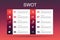 SWOT Infographic 10 option template