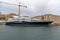 SY Samar moored in Valletta