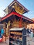 Syambhunath Temple, kathmandu, Nepal - 03.02.2023: Candles and people around the famous monkey Temple of Kathmandu, Nepal with the