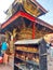 Syambhunath Temple, kathmandu, Nepal - 03.02.2023: Candles and people around the famous monkey Temple of Kathmandu, Nepal with the