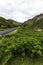 Sychnant Pass in North Wales, near Conwy, high road