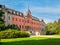 Sychrov Castle with pink facade in Czech Republic