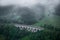 Sychrov stone railway viaduct in liberec region in Czech Republic