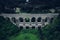 Sychrov stone railway viaduct in the north bohemia