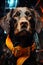 Syd Mead Cyber Canine: German Wirehaired Pointer