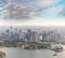 Sydney aerial skyline, Harbour area