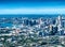 Sydney aerial skyline on a sunny day