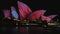 Sydney, Australia - June 10, 2016: Opera House, part of UNESCO World Heritage Site is illuminated during Vivid Festival