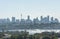 SYDNEY, AUSTRALIA - NOVEMBER 18, 2014: Sydney Harbour and Opera House. Cityscape. Darling Point, Point Piper, Westfield Tower