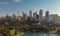 Sydney, Australia. Panoramic aerial view of city skyline and famous harbor area