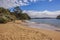 Sydney Cove Beach in Ulva Island of Stewart Island or Rakiura, New Zealand.