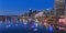 Sydney Darling Harbour Panorama from above at sunset