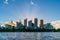 Sydney downtown skyline during sunset, NSW, Australia