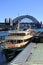 Sydney Ferries at Circular Quay ferry wharf in Sydney Australia