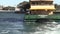 Sydney ferry leaves Kiribilli wharf.