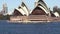 Sydney ferry passing the Opera House.