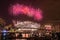 Sydney fireworks Eve New year Show at Harbour bridge from Clak park Sydney Australia