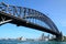 Sydney habour bridge in summer