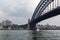 Sydney Harbor bridge and Kirribilli neighborhood Sydney New South Wales Australia