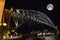 Sydney harbour bridge Australia at night