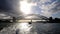 Sydney Harbour Bridge, Backlit With Dark Clouds, Australia