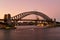 Sydney Harbour Bridge, Early Morning Warm Light, Australia