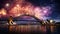 Sydney Harbour Bridge Fireworks Opera House Australia