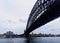 Sydney Harbour Bridge on Gloomy Overcast Day, Australia