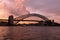 Sydney Harbour Bridge at Magic Hour