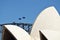 Sydney Harbour Bridge and Sydney Opera House skyline