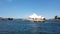 Sydney Harbour Ferries Sailing Past The Opera House, Australia