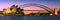 Sydney Harbour Skyline Panorama At Twilight