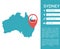Sydney map infographic vector isolated illustration