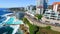 SYDNEY - NOVEMBER 10, 2015: Bondi Pools on a sunny day. The pool