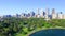 SYDNEY - NOVEMBER 12, 2015: City skyscrapers aerial view. Sydney