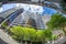 SYDNEY - NOVEMBER 2015: Upward street view of city modern skyscrapers