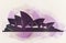 Sydney opera house background.