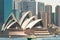 Sydney Opera House with ferry