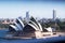 Sydney Opera House from the Harbour Bridge