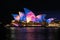 Sydney Opera House illumination Songlines During Vivid Sydney Fe