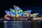 Sydney Opera House illumination Songlines During Vivid Sydney Fe