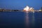 Sydney Opera House with Kirribilli at blue hour