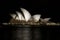 Sydney Opera House at night in Australia